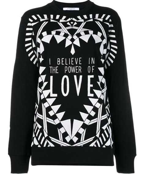 givenchy i believe in the power of love pullover